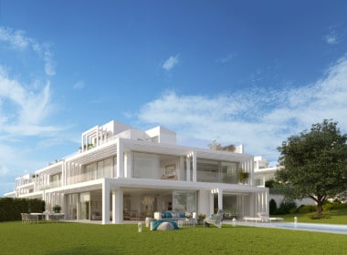 Sotogrande villa's met 3-4-5 of 6 slaapkamers. Architectuur, groen, rust, veiligheid en luxe. Zee- en golfzicht.